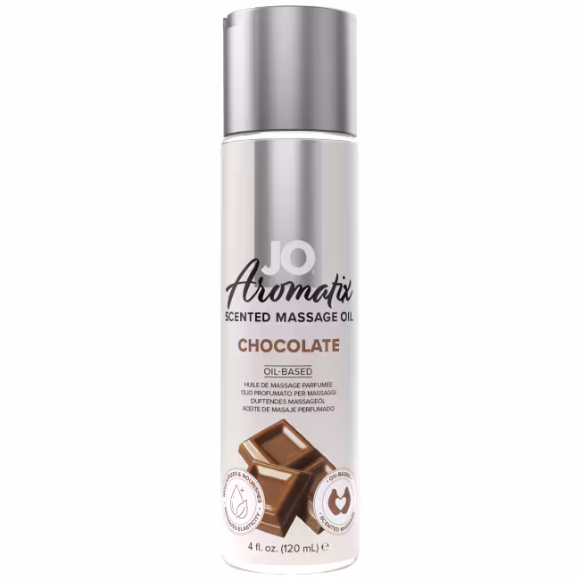 Vyživujúci vegánsky masážny olej Čokoláda 120 ml JO Aromatix