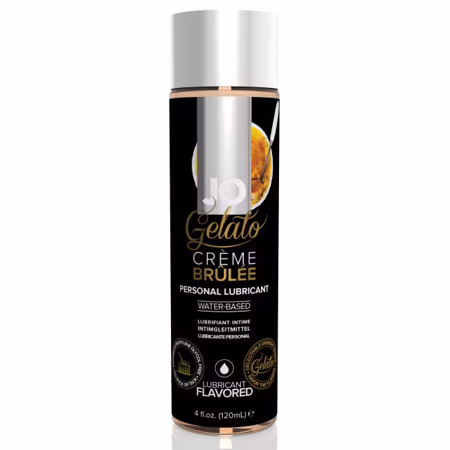 Ochutený lubrikant karamel vanilka Creme Brulee 120 ml JO Gelato