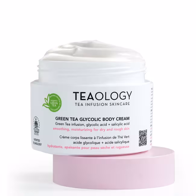 Teaology Green Tea telový krém 260 ml, Glycolic Cream