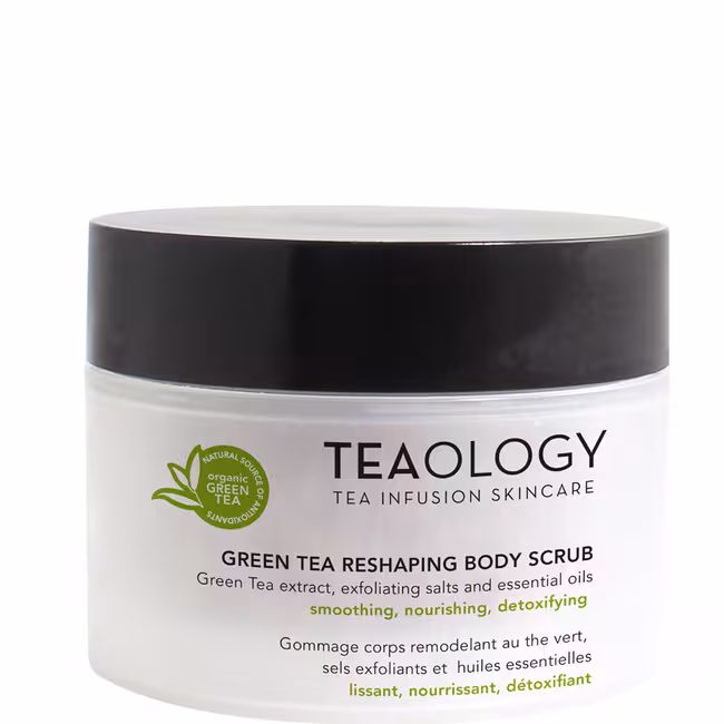 Teaology Green Tea telový peeling 380 g, Reshaping Body Scrub