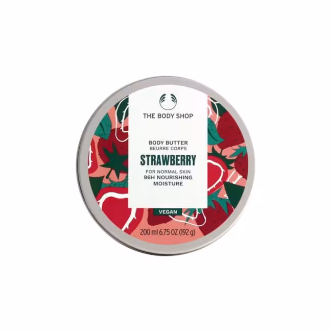 The Body Shop Telové maslo pre normálnu pokožku Strawberry (Body Butter) 200 ml