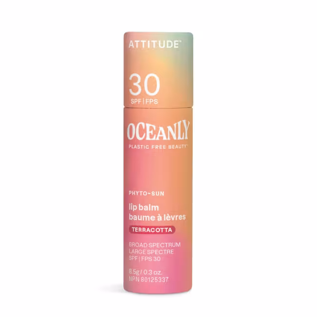 Attitude Tónujúci balzam na pery SPF 30 (Lip Balm) 8,5 g Terracotta