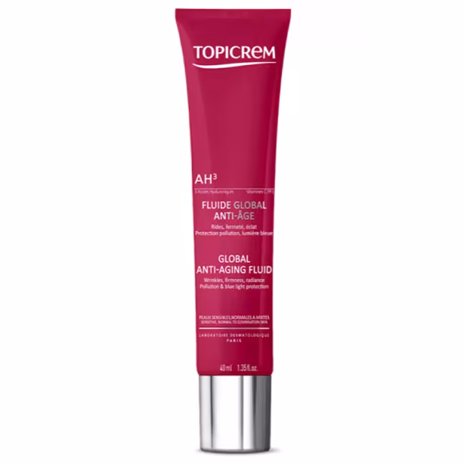 Topicrem Pleťový fluid proti vráskam AH3 (Global Anti-Aging Fluid) 40 ml