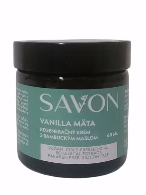 Vanilla a mäta - regeneračný krém SAVON 60 ml