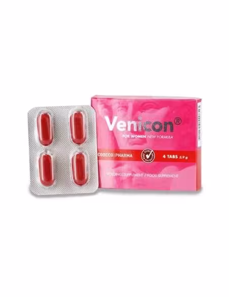 Venicon - kapsuly na zvýšenie ženského libida - 4 ks
