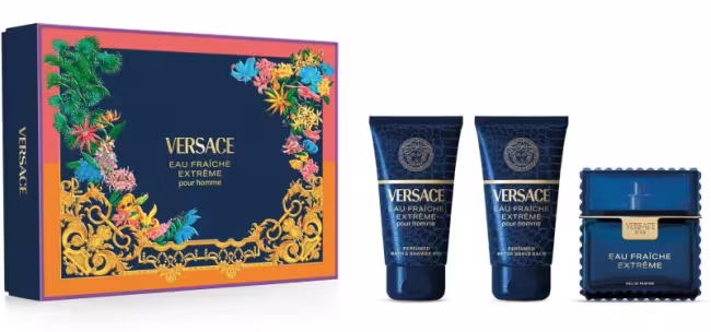 Versace Eau Fraîche Man Extreme - EDP 50 ml + sprchový gél 50 ml + balzam po holení 50 ml