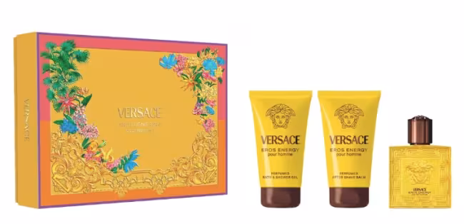 Versace Eros Energy - EDP 50 ml + sprchový gél 50 ml + balzam po holení 50 ml