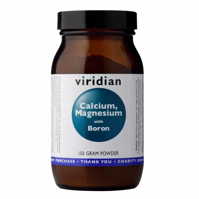 Vápnik, horčík a bór (calcium, magnesium, boron) prášok, 150 g