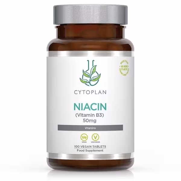 Cytoplan Niacin - Vitamín B3 (niacínamid), 50 mg, 120 kapsúl