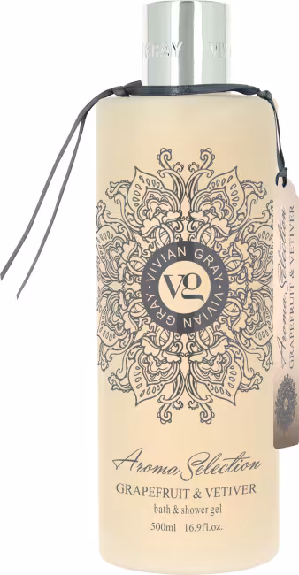 Vivian Gray Sprchový gél Aroma Selection Grapefruit & Vetiver (Bath & Shower Gel) 500 ml