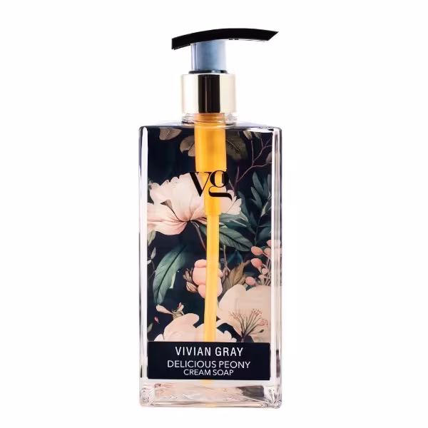 Vivian Gray Tekuté krémové mydlo na ruky Delicious Peony (Cream Soap) 350 ml