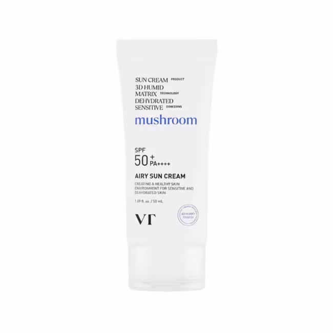 VT Cosmetics Upokojujúci krém Airy Sun Mushroom Cream SPF 50+ 50 ml