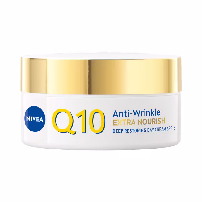 Nivea Výživný denný krém proti vráskam Q10 OF 15 (Anti-Wrinkle Extra Nourishing Cream) 50 ml