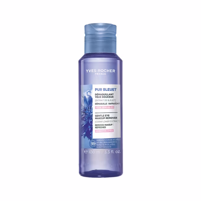 YVES ROCHER Pur Bleuet jemný odličovač s nevädzou na citlivé oči 100 ml