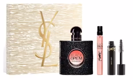 Yves Saint Laurent Black Opium - EDP 50 ml + EDP 10 ml + riasenka 2 ml