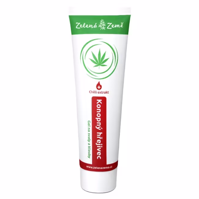 ZELENÁ ZEMĚ Konopný hrejivec 100 ml