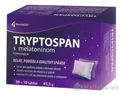 Tryptospan s melatoninem 50+10 tabliet