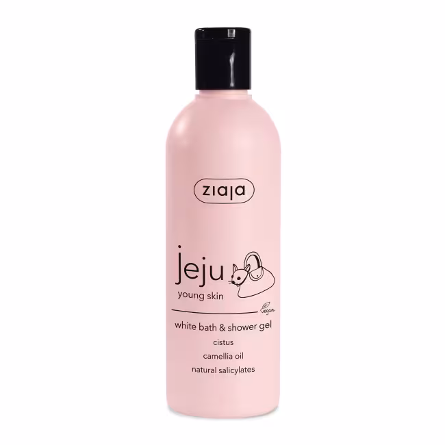 Ziaja Biely sprchový a kúpeľový gél Jeju (White Bath & Shower Gel) 300 ml