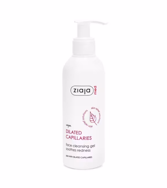 Ziaja Čistiaci pleťový gél Dilated Capillaries Face Cleansing Gél 200 ml