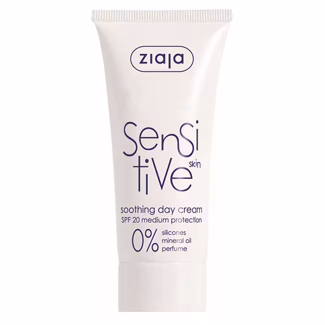 ZIAJA Upokojujúci denný krém SPF 20 Sensitive 50 ml