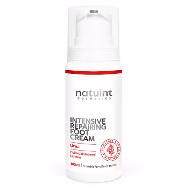 NATUINT COSMETICS Zvláčňujúci krém na nohy Lanolín a Urea 100 ml