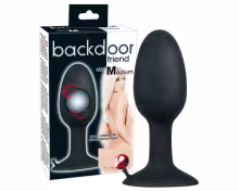 You2Toys Backdoor Friend Medium – análny plug s rotačnou guličkou, stredný