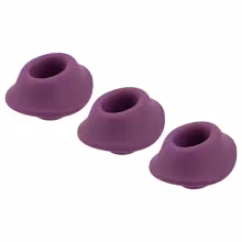 Womanizer Classic S - náhradné sacie nástavce - fialová - 3 ks