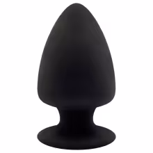 Silexd M - análny kolík ohybný - 11 cm - čierny