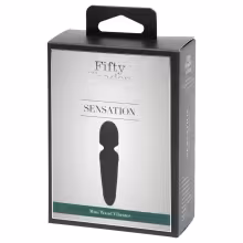 Fifty Shades of Grey - mini masážna hlavica - čierna