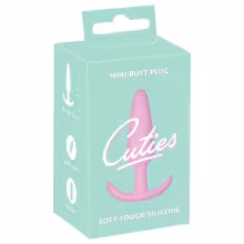Cuties Mini Butt Plug - silikónový análny kolík (ružový, 2,1 cm)