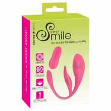 SMILE - vibračné vajíčko na diaľkové ovládanie - akumulátorové - ružové