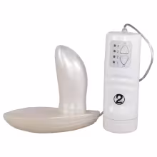 You2Toys - nasadzovací vibrátor pre ženy - biela