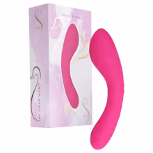 The Swan Wand - masážny vibrátor na batériu - ružový
