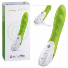 mystim Sassy Simon - vibrátor s 2 motormi - zelený