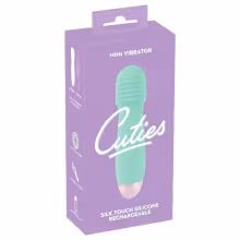 You2Toys - Cuties Mini Wand - akumulátorový, mini masážny vibrátor (zelený)