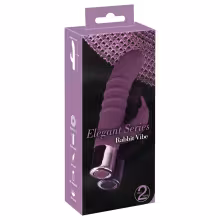 You2Toys - Rabbit Vibe - akumulátorový vibrátor na bod G s klitoriálnym ramenom (fialový)