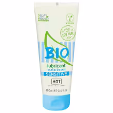 HOT Bio Sensitive - vegán lubrikant na vodnej báze (100 ml)