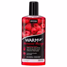 JoyDivision WARMup - masážny olej s hrejivým efektom - malina - 150 ml