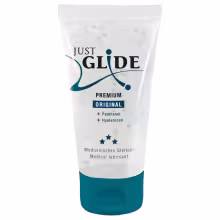 Just Glide Premium Original - lubrikant na vodnej báze - vegánsky - 50 ml