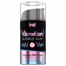 Intt Vibration! - tekutý vibrátor - žuvačková príchuť (15 ml)