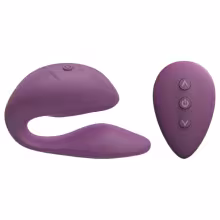 Cotoxo Cupid 2 - vibrátor pre páry na diaľkové ovládanie - fialový