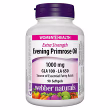 WEBBER NATURALS Púpalka večerná extra silná 1000 mg GLA+LA 1000 mg 90 kapsúl