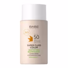 BABÉ Super tónovaný zmatňujúci fluid s ochranným faktorom 50 ml