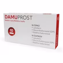 DAMUPROST čapíky rektálne 10 ks