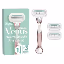GILLETTE Venus deluxe smooth sensitive rosegold set