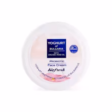 Pleťový krém s organickým ružovým olejom probiotický YOGHURT OF BULGARIA 100 ml