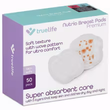 TRUELIFE Breast pads premium jednorázové vložky do podprsenky 50 ks
