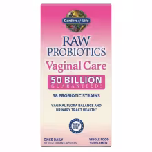 GARDEN OF LIFE Raw probiotiká vaginálna starostlivosť 50 miliárd CF 38 kmeňov 30 kapsúl