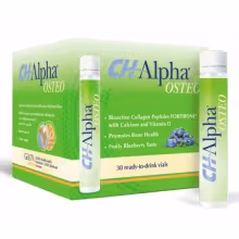CH-Alpha OSTEO ampulky na pitie (á 25 ml) príchuť čučoriedka 30 ks