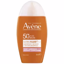 AVENE Ultra fluid radiance SPF50+ vysoká slnečná ochrana tvár a krk 50 ml